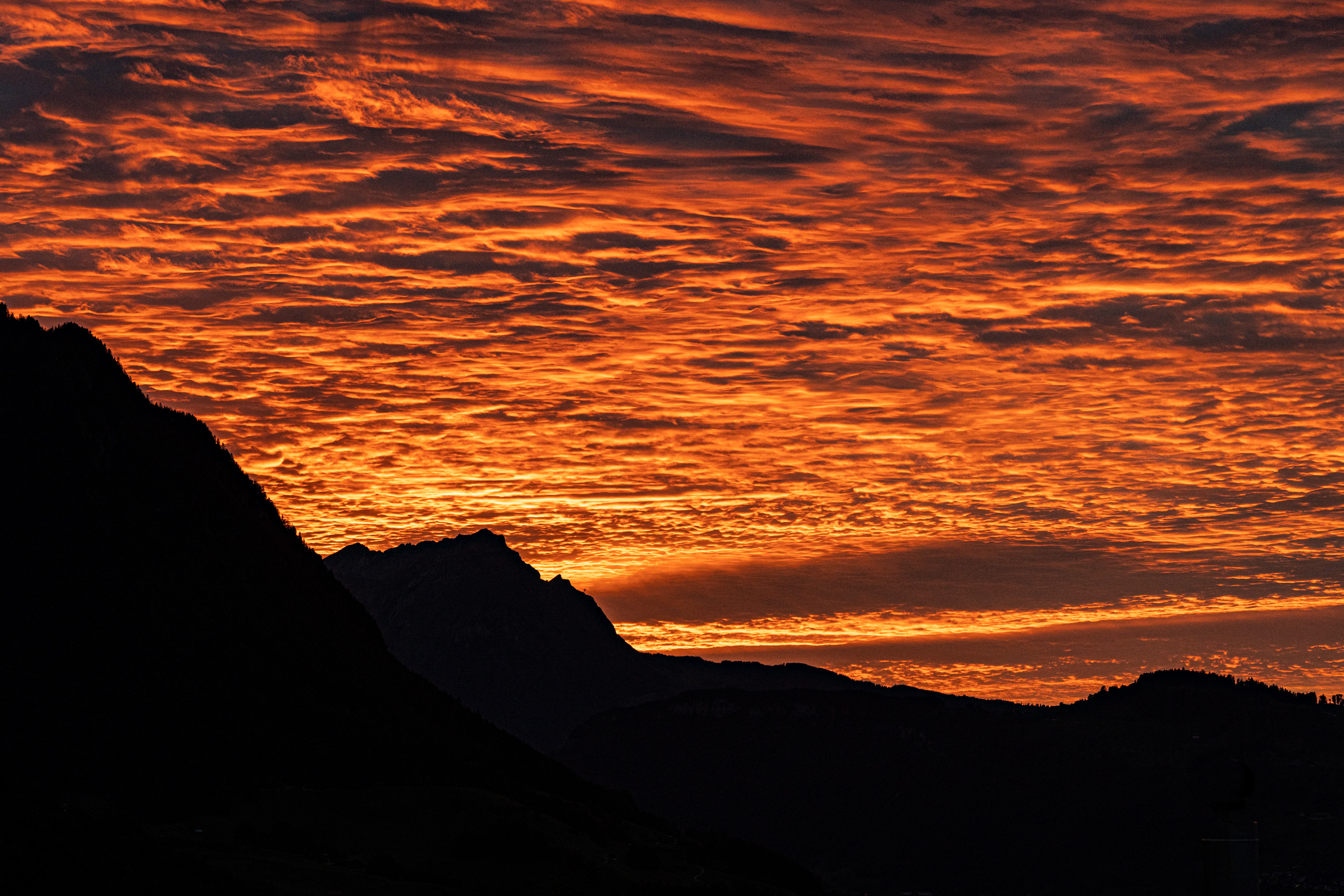 Sunset over Buochserhorn Pilatus
